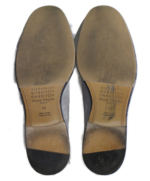 Maison Margiela（メゾンマルジェラ）Maison Margiela (メゾンマルジェラ) 19AW ペンキ加工シューズ ホワイト サイズ:42 19AWの古着・服飾アイテム