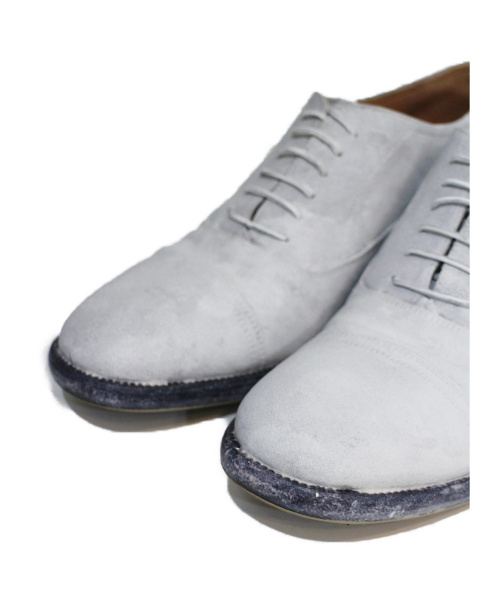 Maison Margiela（メゾンマルジェラ）Maison Margiela (メゾンマルジェラ) 19AW ペンキ加工シューズ ホワイト サイズ:42 19AWの古着・服飾アイテム