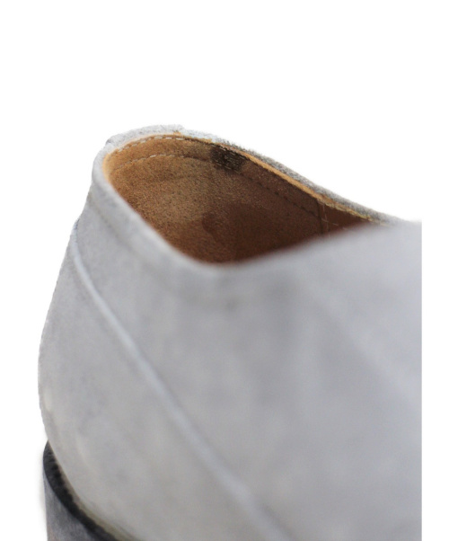 Maison Margiela（メゾンマルジェラ）Maison Margiela (メゾンマルジェラ) 19AW ペンキ加工シューズ ホワイト サイズ:42 19AWの古着・服飾アイテム