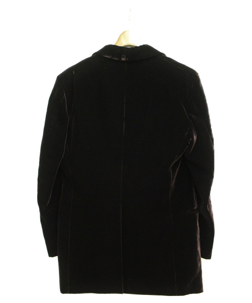 TOM FORD（トムフォード）TOM FORD (トム フォード) 1Bベロアジャケット ブラウン サイズ:48Rの古着・服飾アイテム