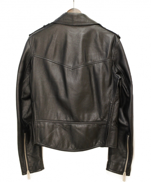 Maison Margiela（メゾンマルジェラ）Maison Margiela (メゾンマルジェラ) ダブルライダースジャケット ブラック サイズ:46の古着・服飾アイテム