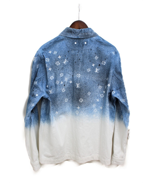 LOUIS VUITTON（ルイ ヴィトン）LOUIS VUITTON (ルイヴィトン) 20SS グラデーションジャケット ブルー×ホワイト サイズ:Mの古着・服飾アイテム