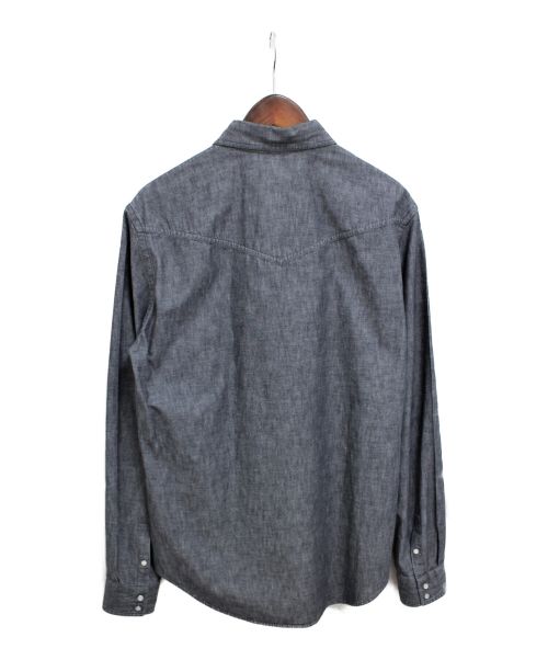 LOUIS VUITTON（ルイ ヴィトン）LOUIS VUITTON (ルイ ヴィトン) × Christopher Nemeth デニムシャツ グレー サイズ:Mの古着・服飾アイテム
