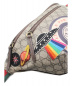 中古・古着 GUCCI (グッチ) クーリエ GGスプリーム ベルトバッグ ブラウン サイズ:- 529711 213048：79800円