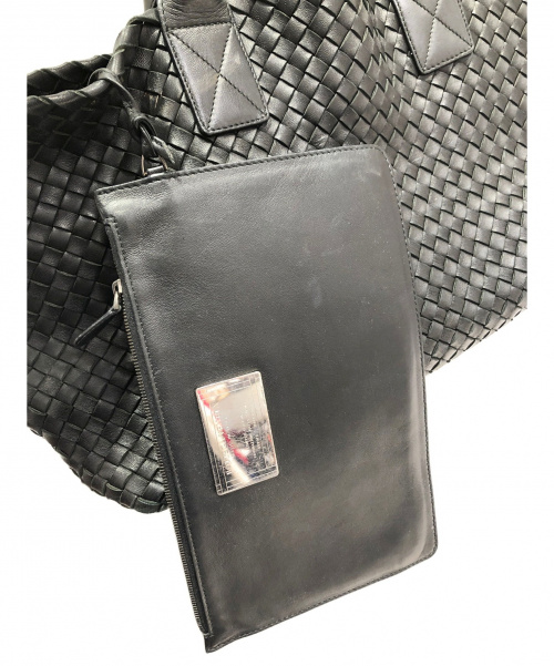 BOTTEGA VENETA（ボッテガベネタ）BOTTEGA VENETA (ボッテガヴェネタ) カバMM ブラック サイズ:MMの古着・服飾アイテム