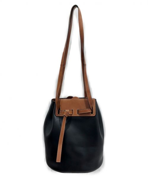 LOEWE（ロエベ）LOEWE (ロエベ) ラゾバケット ブラウン×ブラック サイズ:-の古着・服飾アイテム