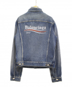 BALENCIAGAバレンシアガ）の古着「キャンペーンロゴデニムジャケット」｜インディゴ