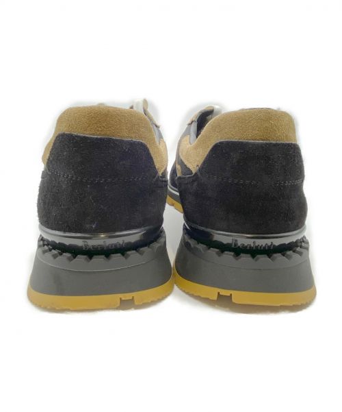 Berluti（ベルルッティ）Berluti (ベルルッティ) ラントラックトリノスニーカー ブラック×ブラウン サイズ:6 1/2 Run Track Torino レザー×スエードの古着・服飾アイテム