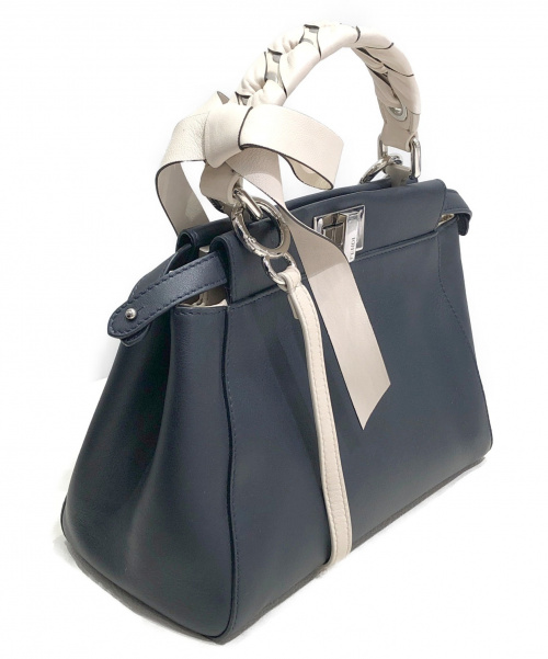 FENDI（フェンディ）FENDI (フェンディ) ミニピーカーブー ネイビー サイズ:- リボンの古着・服飾アイテム