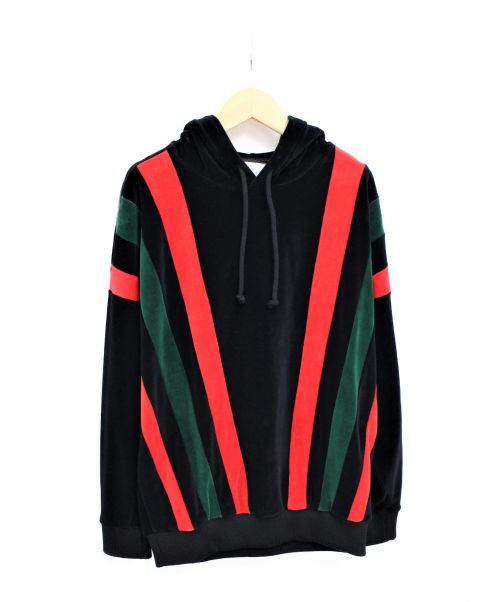 GUCCI（グッチ）GUCCI (グッチ) フェルパシェニールパーカー ブラック サイズ:XSの古着・服飾アイテム