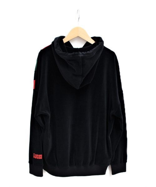 GUCCI（グッチ）GUCCI (グッチ) フェルパシェニールパーカー ブラック サイズ:XSの古着・服飾アイテム