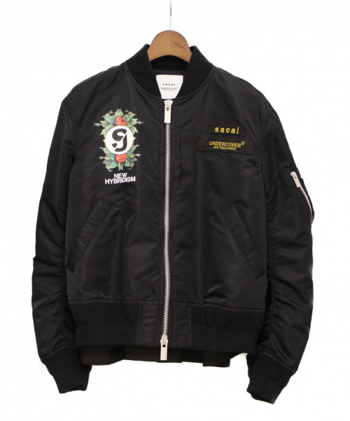 sacai（サカイ）sacai (サカイ) 20SS Customized MA-1 Blouson ブラック サイズ:2の古着・服飾アイテム