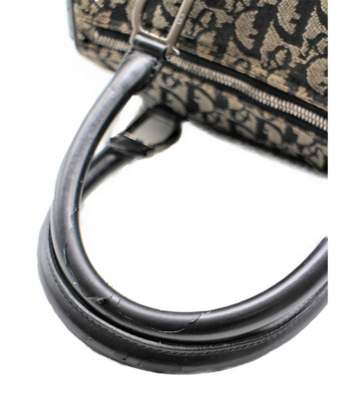 Christian Dior（クリスチャン ディオール）Christian Dior (クリスチャンディオール) トロッター柄ミニボストンバッグ ブラック サイズ:- トロッター PZ0032の古着・服飾アイテム
