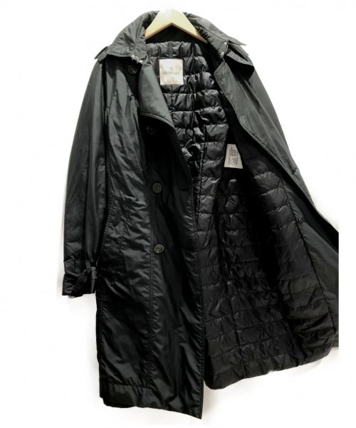 MONCLER（モンクレール）MONCLER (モンクレール) ナイロントレンチコート ブラック サイズ:1の古着・服飾アイテム