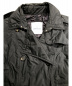 中古・古着 MONCLER (モンクレール) ナイロントレンチコート ブラック サイズ:1：34800円