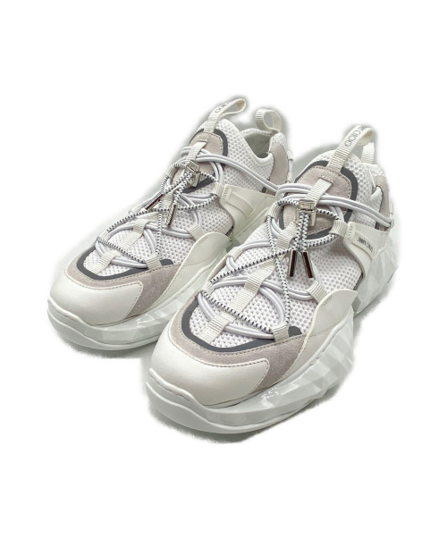 JIMMY CHOO（ジミーチュウ）JIMMY CHOO (ジミーチュウ) DIAMOND TRAIL SNEAKER オプティカルホワイト サイズ:38 DIAMOND TRAILの古着・服飾アイテム