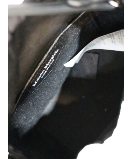 Maison Margiela（メゾンマルジェラ）Maison Margiela (メゾンマルジェラ) 21SS テクスチャードレザーバケットバッグ ブラック サイズ:-の古着・服飾アイテム