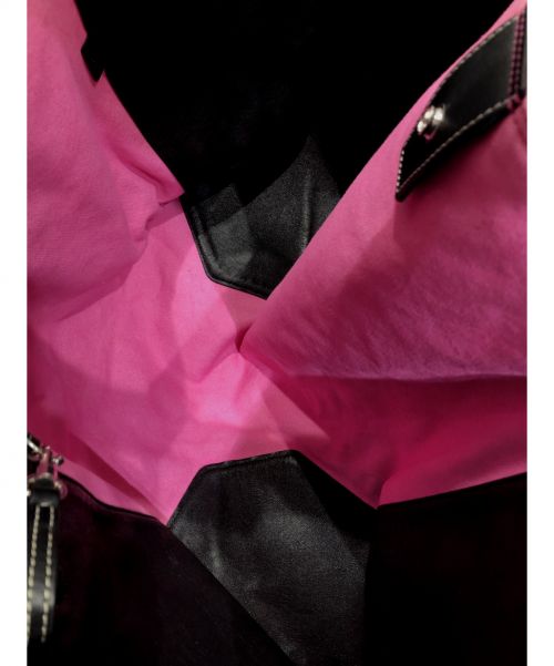 CELINE（セリーヌ）CELINE (セリーヌ) タイダイトートバッグ ピンク×ブラック サイズ:-の古着・服飾アイテム
