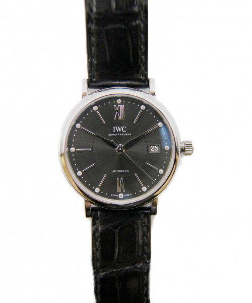 IWC（アイダブリューシー）IWC (インターナショナルウォッチカンパニ) ポートフィノ オートマティック37 グレー文字盤 サイズ:37  IW458102 オートマチック 12Pダイヤの古着・服飾アイテム