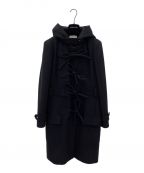 BALENCIAGAバレンシアガ）の古着「リボンダッフルコート」｜ブラック