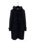 BALENCIAGA（バレンシアガ）の古着「リボンダッフルコート」｜ブラック