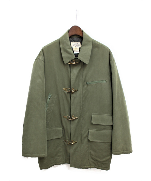 HERMES（エルメス）HERMES (エルメス) ファイヤーマンコート オリーブ サイズ:Lの古着・服飾アイテム