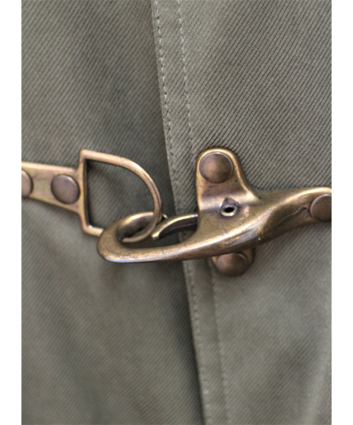 HERMES（エルメス）HERMES (エルメス) ファイヤーマンコート オリーブ サイズ:Lの古着・服飾アイテム