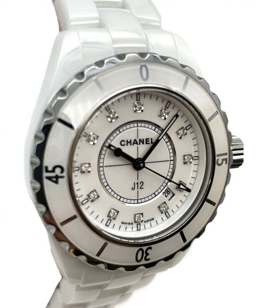 CHANEL（シャネル）CHANEL (シャネル) J12 サイズ:33㎜ 旧型 12Pダイヤモンドインデックス　H1628の古着・服飾アイテム