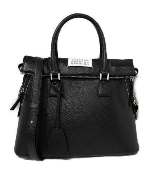 Maison Margiela（メゾンマルジェラ）Maison Margiela (メゾンマルジェラ) 5AC 2WAYショルダーバッグ  ブラック サイズ:ミディアム 5AC S56WG0093の古着・服飾アイテム