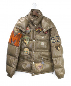 MONCLERモンクレール）の古着「K2スペシャル ワッペン付ダウンジャケット」｜ブラウン