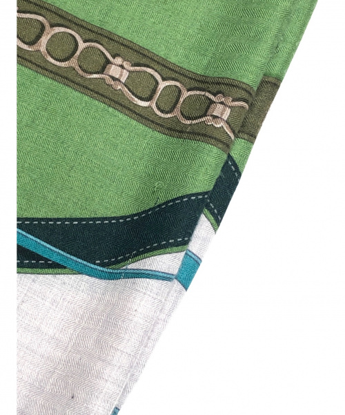HERMES（エルメス）HERMES (エルメス) カレ140 グリーンの古着・服飾アイテム