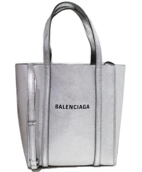 BALENCIAGA（バレンシアガ）BALENCIAGA (バレンシアガ) エブリデイトート シルバー サイズ:- 551815 1460の古着・服飾アイテム