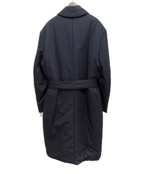 BALENCIAGA（バレンシアガ）BALENCIAGA (バレンシアガ) ロングパテッドコート ネイビー サイズ:46の古着・服飾アイテム