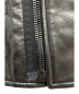 中古・古着 BALENCIAGA (バレンシアガ) レザーライダースジャケット ブラック サイズ:34：34800円