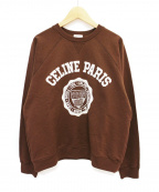 CELINEセリーヌ）の古着「20SS フロックカシミアクラシックスウェット」｜ブラウン