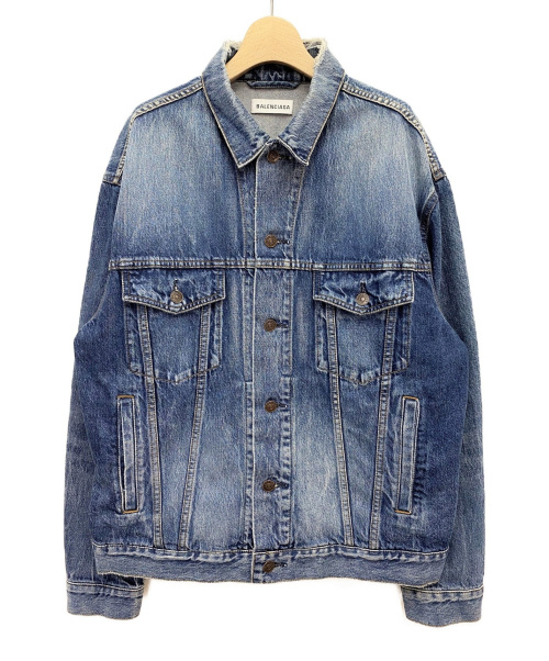BALENCIAGA（バレンシアガ）BALENCIAGA (バレンシアガ) バックロゴデニムジャケット サイズ:34の古着・服飾アイテム