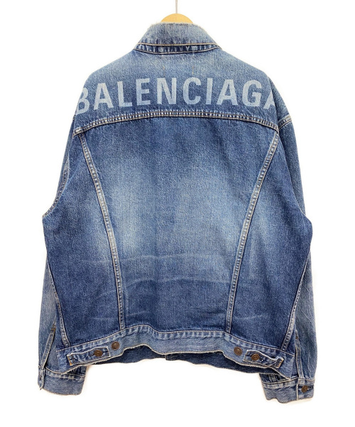 BALENCIAGA（バレンシアガ）BALENCIAGA (バレンシアガ) バックロゴデニムジャケット サイズ:34の古着・服飾アイテム
