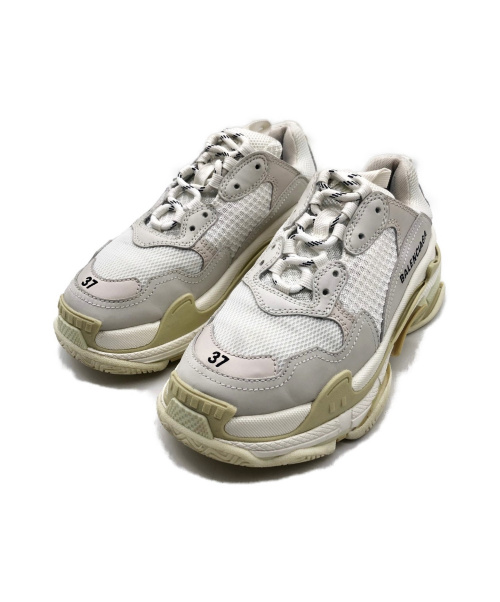 BALENCIAGA（バレンシアガ）BALENCIAGA (バレンシアガ) Triple S オフホワイト サイズ:24.5 Triple s 524036の古着・服飾アイテム