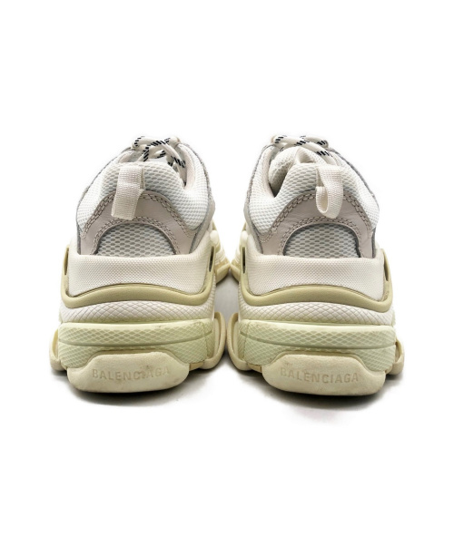 BALENCIAGA（バレンシアガ）BALENCIAGA (バレンシアガ) Triple S オフホワイト サイズ:24.5 Triple s 524036の古着・服飾アイテム