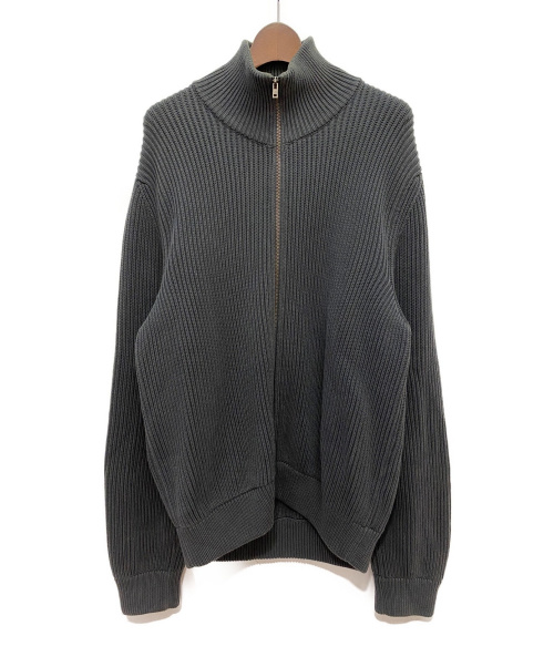 Maison Margiela（メゾンマルジェラ）Maison Margiela (メゾンマルジェラ) ドライバーズニット チャコールグレー サイズ:XLの古着・服飾アイテム