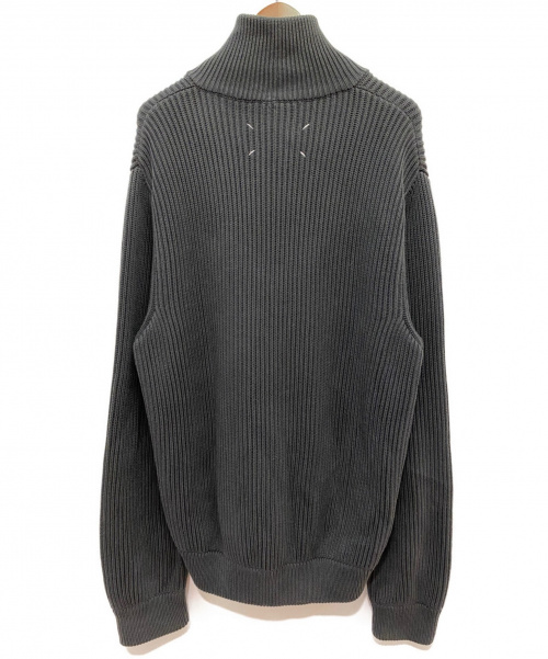 Maison Margiela（メゾンマルジェラ）Maison Margiela (メゾンマルジェラ) ドライバーズニット チャコールグレー サイズ:XLの古着・服飾アイテム