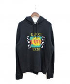 GUCCIグッチ）の古着「プルオーバーパーカー」｜ブラック