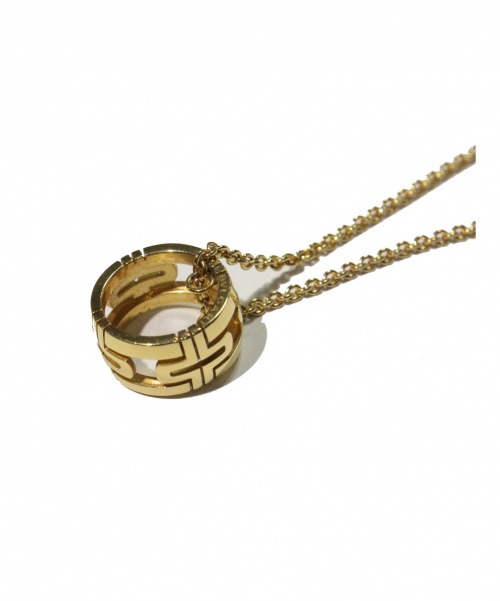 BVLGARI（ブルガリ）BVLGARI (ブルガリ) パレンテシ ラウンドネックレス CL854268 2331VI ゴールドの古着・服飾アイテム