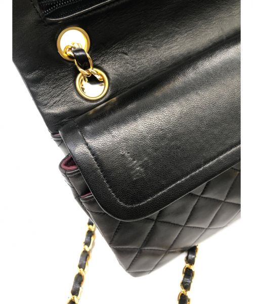 CHANEL（シャネル）CHANEL (シャネル) ダブルフラップマトラッセ ブラック サイズ:23 マトラッセ23の古着・服飾アイテム