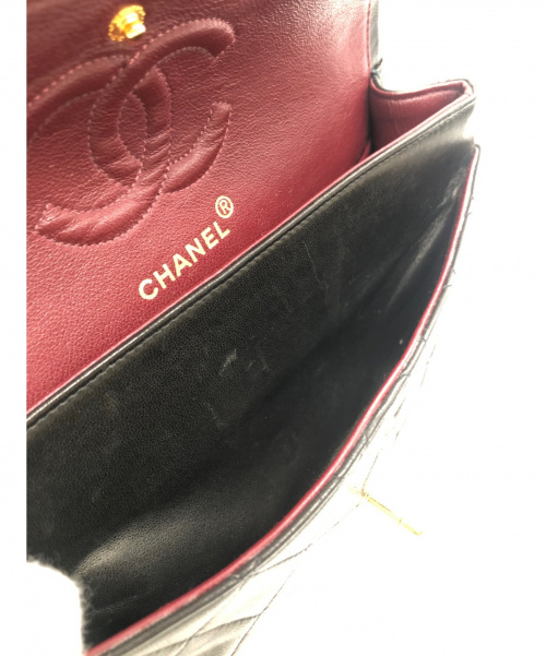 CHANEL（シャネル）CHANEL (シャネル) ダブルフラップマトラッセ ブラック サイズ:23 マトラッセ23の古着・服飾アイテム
