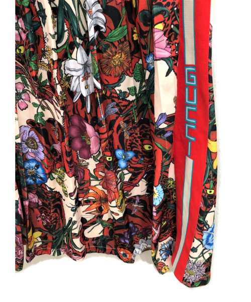 GUCCI（グッチ）GUCCI (グッチ) フローラルテクニカルジャージースカート ベージュ サイズ:XSの古着・服飾アイテム