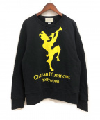 GUCCIグッチ）の古着「Chateau Marmont Print Sweat」｜ブラック
