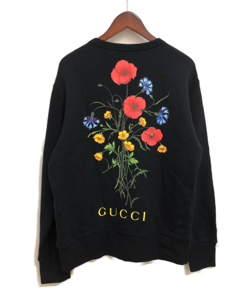 GUCCI（グッチ）GUCCI (グッチ) Chateau Marmont Print Sweat ブラック サイズ:XSの古着・服飾アイテム