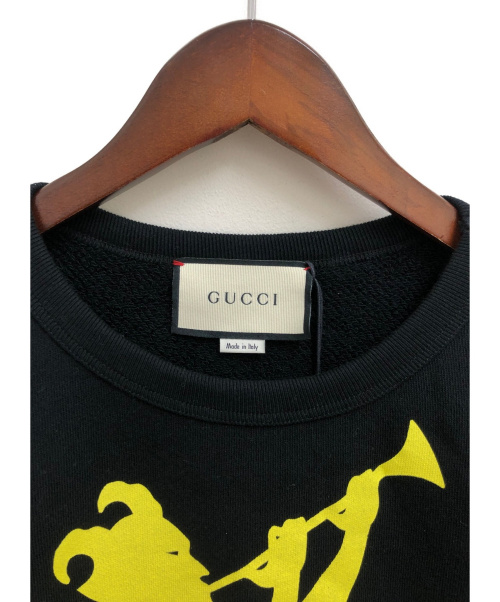 GUCCI（グッチ）GUCCI (グッチ) Chateau Marmont Print Sweat ブラック サイズ:XSの古着・服飾アイテム