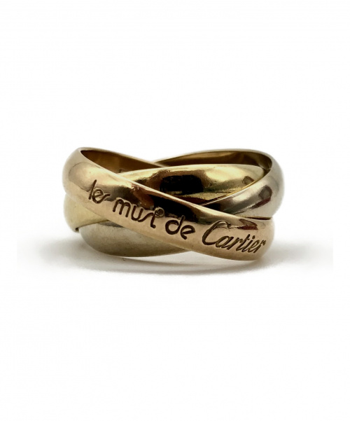Cartier（カルティエ）Cartier (カルティエ) トリニティリング ゴールド サイズ:47 K18の古着・服飾アイテム